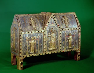 Arqueta relicario de San Calminio, Limoges