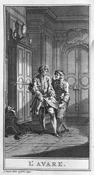 Representación de una escena de la obra "L