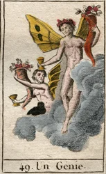 Representación del Genio de la Naturaleza. De “Mitología de la Juventud” por Pierre Blanchard 1803.
