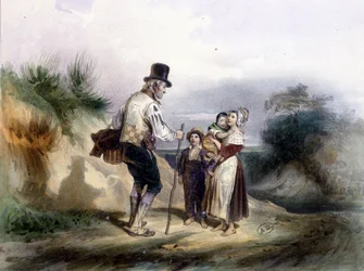 Reproducción de una pintura de Grenier