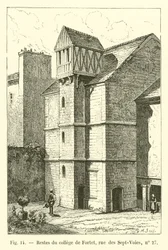 Restos del colegio de Fortet, rue des Sept-Voies, no 27