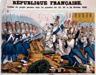 Revolución de 1848: la lucha del pueblo parisino en las barricadas los días 22, 23 y 24 de febrero
