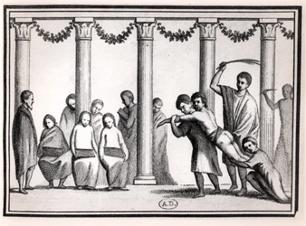 Educación romana, de un fresco