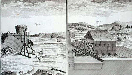 Maquinaria de asedio romana, de la 