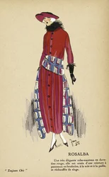 Rosalba, de Toujours Chic, pub.1921-22 (impresión en pochoir)
