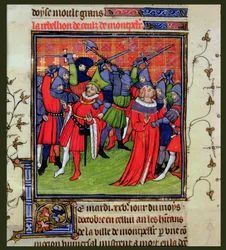 Roy 20 C VII f.212v Revuelta en Montpellier