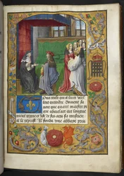Royal MS 16 F II f.137r Ilustración de 