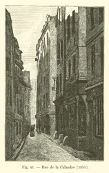 Calle de la Calandre, 1850
