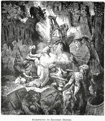 Sacrificio a Deidades Paganas, c.1890