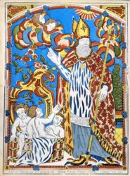 San Nicolás, obispo de Mire, ruega por nosotros.