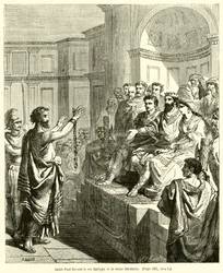 San Pablo ante el rey Agripa y la reina Berenice