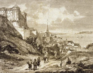 Saumur, Francia (grabado)
