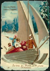 Escena de La vuelta al mundo en ochenta días, de Julio Verne