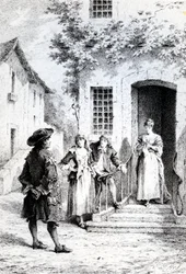 Escena de La Escuela de las Mujeres, de Molière