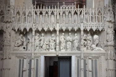 Escenas del coro de la catedral de Chartres