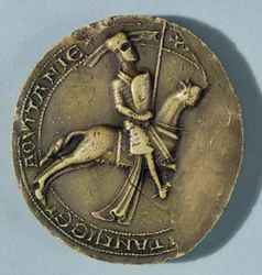 Sello de Arturo I (1187-1203) Duque de Bretaña