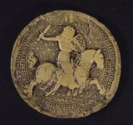 Sello de Luis I de Anjou (1339-84) Rey de Sicilia, 1383