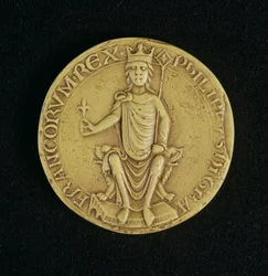 Sello de Felipe II Augusto, 1198