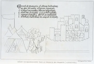 Sitio de Marmande por Luis VIII