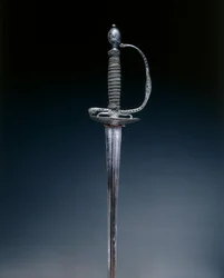 Espada pequeña, finales de 1600s