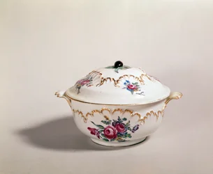 Cuenco de sopa, hecho en Tournai, 1775-80