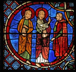 San Simón y San Judas con un diácono