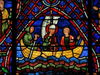 San Apolinar: en un barco