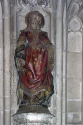 Estatua de Judith (piedra policromada)
