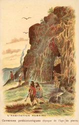 Habitantes de cuevas de la Edad de Piedra