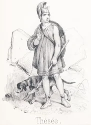 Teseo: Hijo de Egeo, rey de Atenas y Aethra. Liberó a Atenas de un monstruo llamado el Minotauro