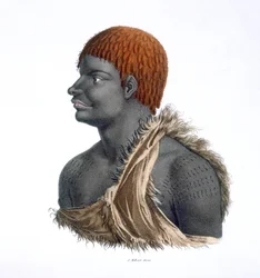 Aborigen de Tasmania, 1812