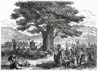 Teutones disfrutando de un día festivo, c.1882