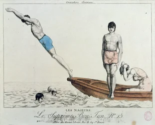 Los bañistas, no.15 de Le Supreme Bon-Ton