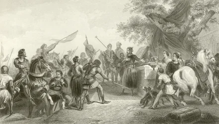 La batalla de Bouvines, 1214