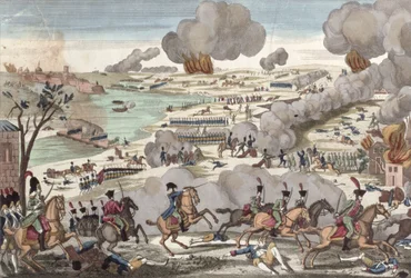 La batalla de Wagram, 6 de julio de 1809