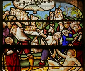 Las bienaventuranzas: Bienaventurados los que sufren persecución por causa de la justicia: el martirio de San Esteban y San Lorenzo