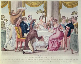 La liga de la novia, c.1820