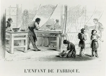 El niño de la fábrica, c. 1842