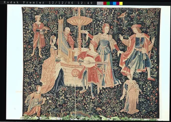 El concierto en la fuente, taller del Loira, c.1570-80