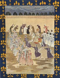 El cortejo de Aladino, ilustración para Aladino, de Las mil y una noches, 1895
