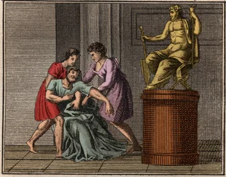 La muerte de Demóstenes, 384-322 a.C.