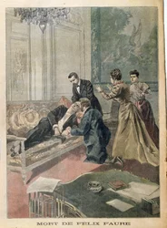 La muerte de Félix Faure (1841-99) de Le Petit Journal, 26 de febrero de 1899