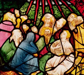 El descenso del Espíritu Santo, c.1400