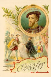 El Emperador Carlos V en la corte de Francisco I de Francia