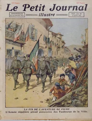 El fin de la aventura de Fiume, de Le Petit Journal, 9 de enero de 1921