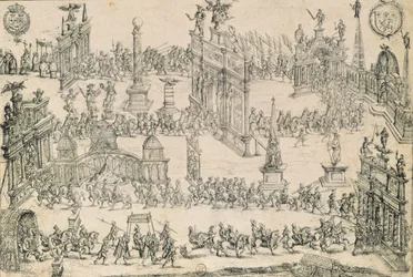La entrada de Enrique IV (1553-1610) en Lyon, 4 de septiembre de 1595