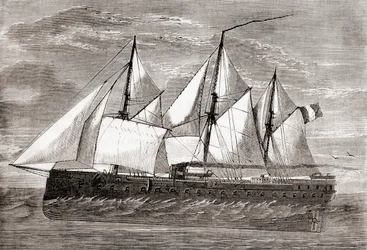 El acorazado francés Gloire 