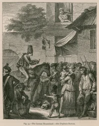 El charlatán alemán; después de Duplessis-Bertaux