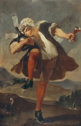 La buena botella, letrero de comerciante de vinos