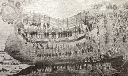 El gran martirio de Nagasaki, 1622, de 